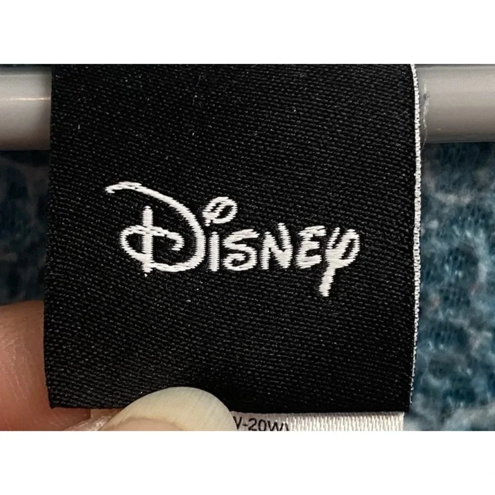 Disney Lilo & Stitch Faux Fur Soft Sleepwear Top Sweatshirt ‎ 2X 18w-20w Blue - Picture 4 of 6